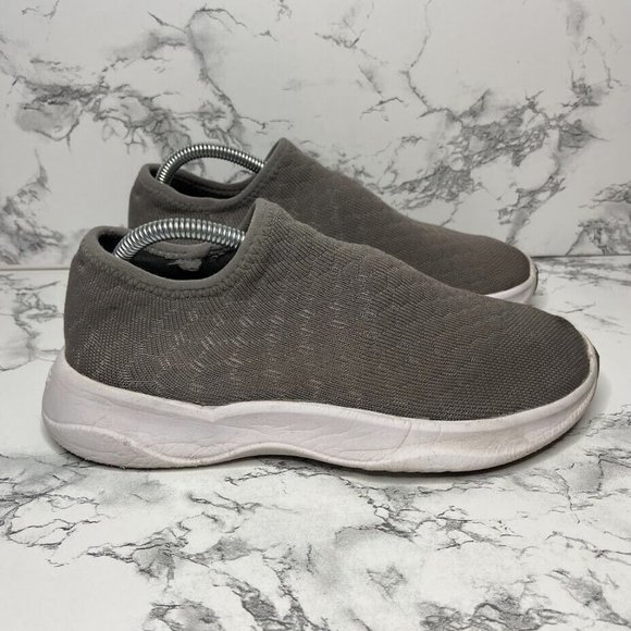 Vessi Shoes - Vessi Skyline Slip On Shoe Womens Size 6 Gray Knit Sneaker Casual Everyday FAIR